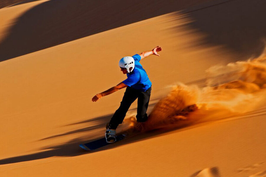 Sandboarding in the Desert of Aswan & sailing by boat